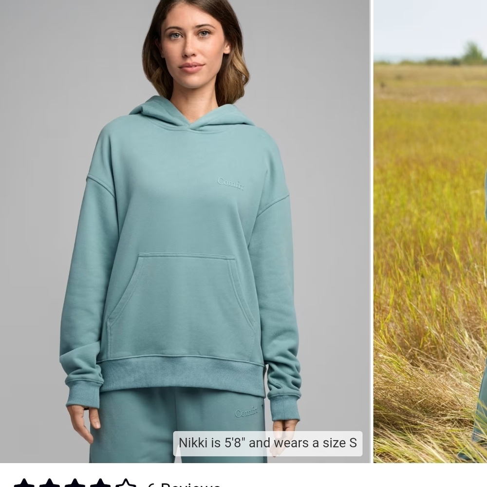 Comfrt Teal Hoodie Sweat set